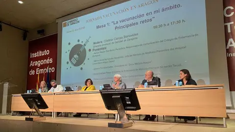 Jornada "Vacunaci&oacute;n en Arag&oacute;n: Retos y oportunidades". Foto: DGA