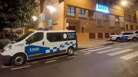 La Polic&iacute;a Local de Ejea de los Caballeros detuvo al presunto autor durante la madrugada del pasado viernes. Foto: Polic&iacute;a Ejea