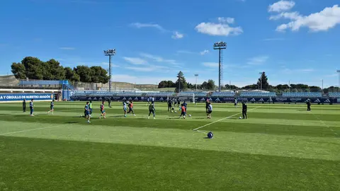 entrenamiento real zaragoza miercoles