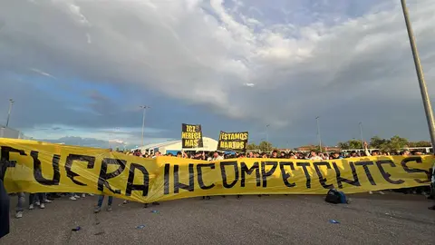 PROTESTAS AFICION REAL ZARAGOZA