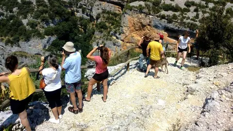 Una de las actividades desarrolladas en la Red Natural de Arag&oacute;n. Foto: DGA