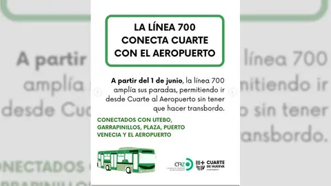 El nuevo recorrido se pondr&aacute; en marcha en 1 de junio. Foto: Ayuntamiento de Cuarte de Huerva