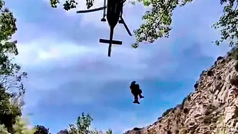 El rescate a un senderista octogenario se llev&oacute; a cabo en Purujosa por parte del Greim de Tarazona de la Guardia Civil.