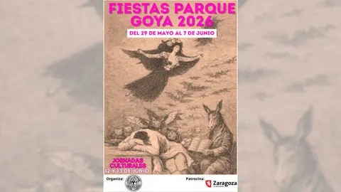 Cartel de las Fiestas de Parque Goya 2026