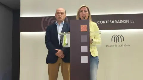Susana Cobos (PP) y Santiago Mor&oacute;n (Vox) ha achacado la crisis de la vivienda a las pol&iacute;ticas del Gobierno de S&aacute;nchez | Foto: Arag&oacute;n Press