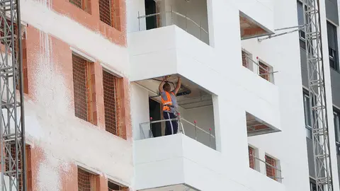 La construcci&oacute;n encabez&oacute; el crecimiento econ&oacute;mico en Arag&oacute;n durante el primer trimestre | Foto: Pilar &Aacute;lvarez