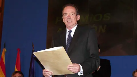 Jos&eacute; Manuel Blecua, durante la entrega del Premio Arag&oacute;n en 2005