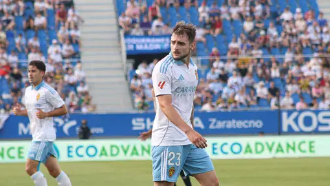 Cuenca, uno de los pocos que puede seguir en el Real Zaragoza. Foto: Pilar &Aacute;lvarez