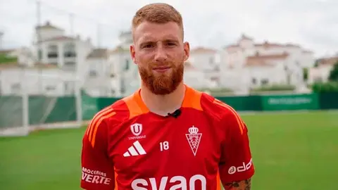 David Vicente, en una imagen de archivo. Foto: Real Murcia