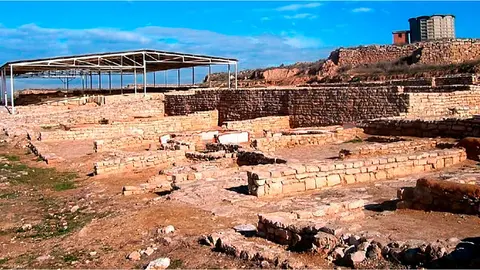 Imagen de la ciudad romana en Velilla de Arag&oacute;n. Foto: Patrimonio Cultural de Arag&oacute;n