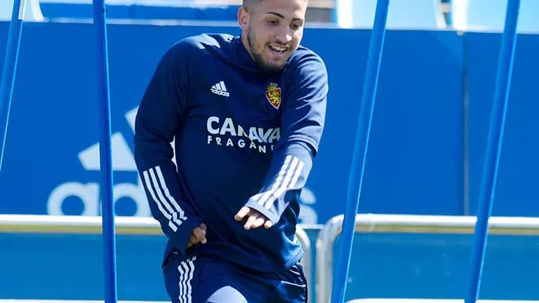 El delantero tiene negociado su contrato con el Real Madrid. Foto: Real Zaragoza/Tino Gil
