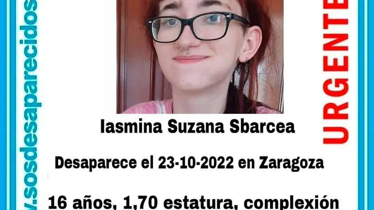 desaparecida en Zaragoza