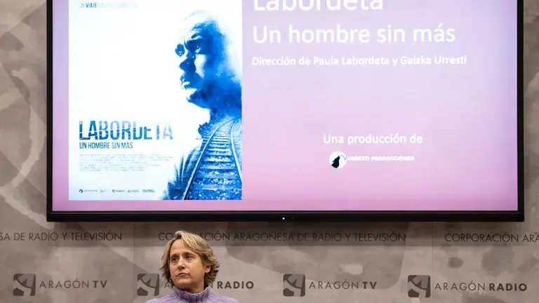 Paula Labordeta, codirectora de "Labordeta, un hombre sin m&aacute;s"