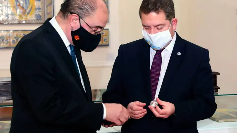 Lamb&aacute;n y Page, en uno de sus &uacute;ltimos encuentros p&uacute;blicos