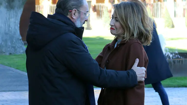 La ministra Raquel S&aacute;nchez ha visitado Zaragoza para reunirse con el presidente, Javier Lamb&aacute;n