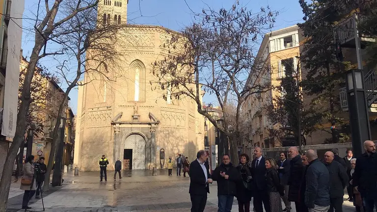 La plaza de la Magdalena, en Zaragoza