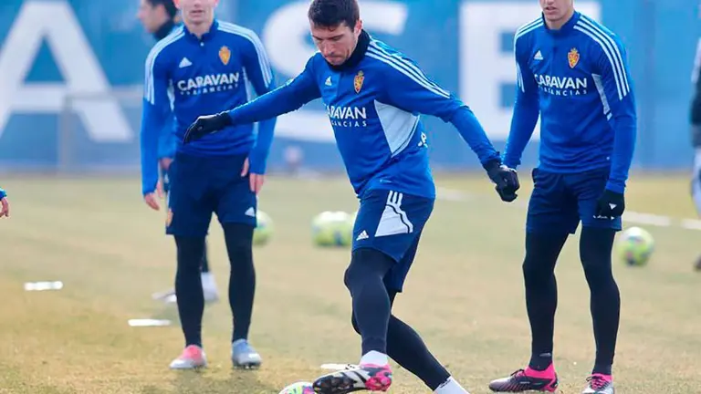 Alberto Zapater en la Ciudad Deportiva