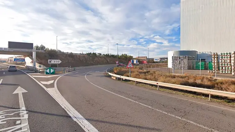 Accidente A68