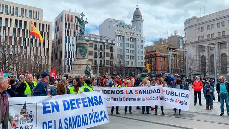 Manifestaci&oacute;n sanidad p&uacute;blica