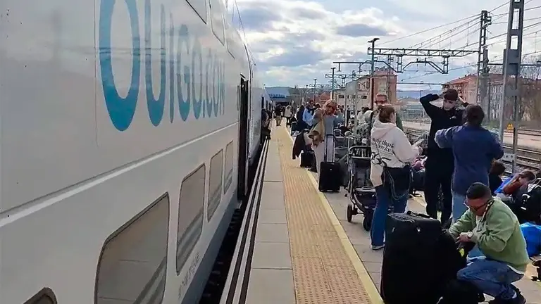 Ha llegado con hasta 80 minutos de retraso a Barcelona, de donde saldr&aacute; una hora tarde el siguiente tren