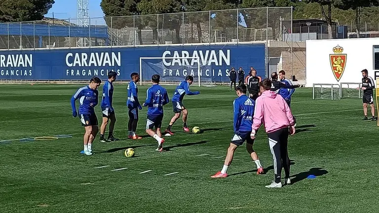 Entrenamiento del Real Zaragoza