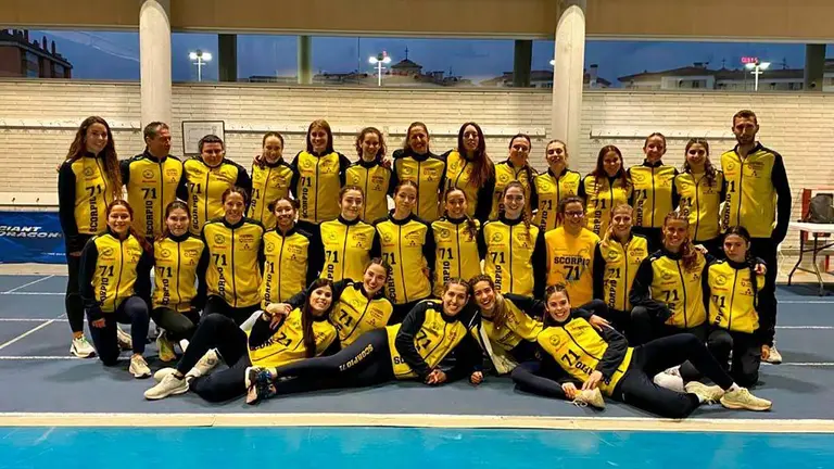 Equipo femenino Alcampo-Scorpio71