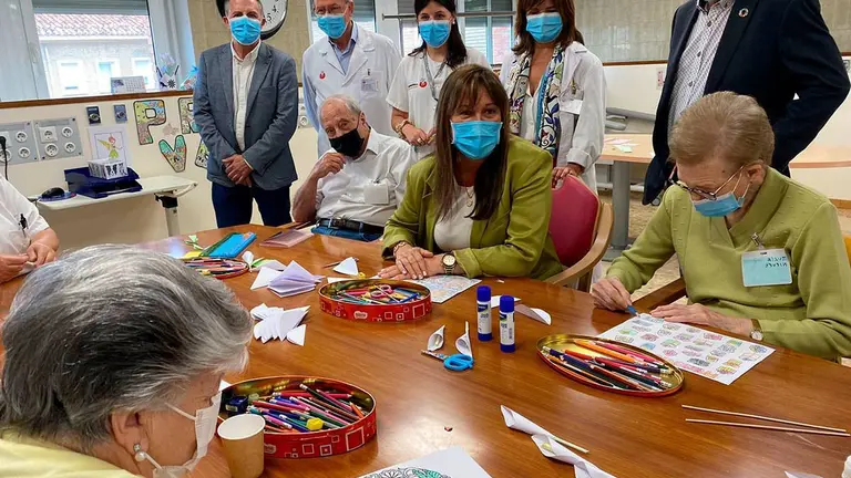 La consejera de Sanidad, Sira Repoll&eacute;s, ha visitado esta ma&ntilde;ana el hospital San Juan de Dios. 