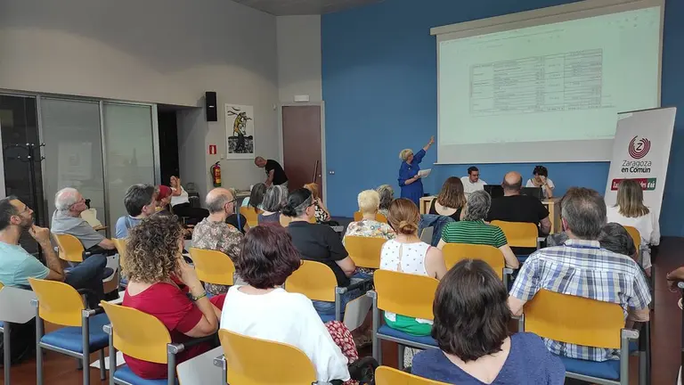 El Plenario de ZeC ha tenido lugar en la sala Mirador del Centro de Historias de Zaragoza