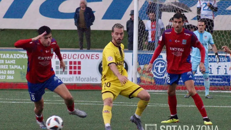 El empate valdr&iacute;a a un Tarazona que de todas formas buscar&aacute; vencer al Navalcarnero, este s&aacute;bado, a las 18.00 horas. Fotograf&iacute;a: S.D. Tarazona.