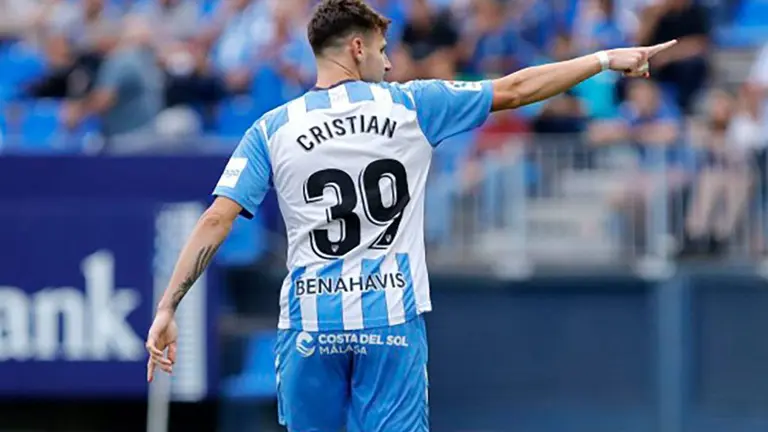 Cristian se&ntilde;ala en el M&aacute;laga - Lugo