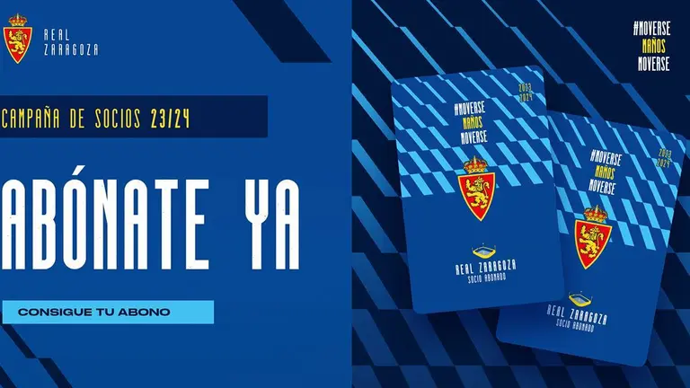 La campa&ntilde;a ha sido lanzada este martes. Fotograf&iacute;a: Real Zaragoza.