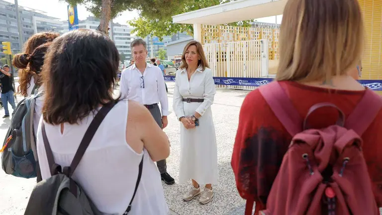 Natalia Chueca Parque Venecia colegio Mar&iacute;a Zambrano