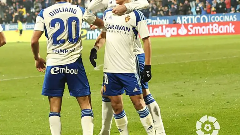 Sergio Bermejo sigue sin entrenar en el Real Zaragoza, pero desde el club transmiten tranquilidad. Fotograf&iacute;a: LaLiga.