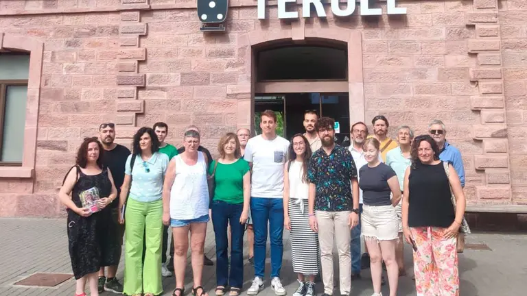 Sumar ha viajado hasta Teruel para pedir un impulso al corredor Cant&aacute;brico-Mediterr&aacute;neo