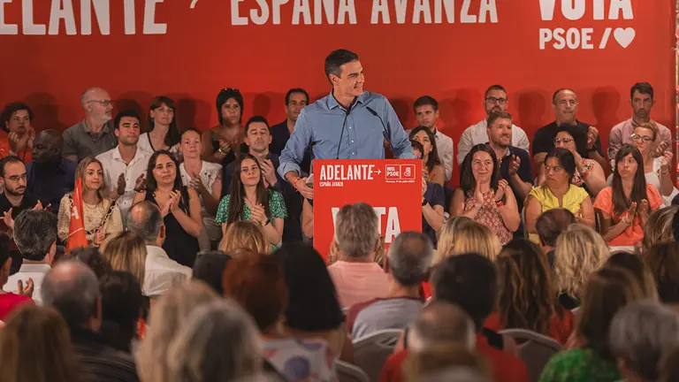 En una provincia con tres esca&ntilde;os, S&aacute;nchez ha apelado al voto &uacute;til para ganar "dos a uno" al PP | Foto: PSOE