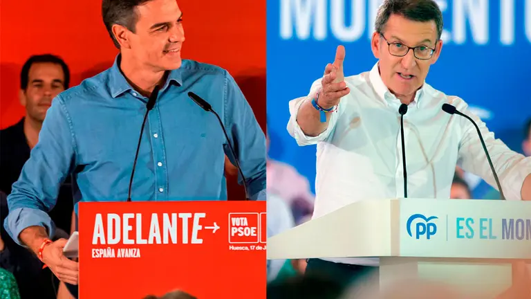 En 70 d&iacute;as, han tenido lugar dos campa&ntilde;as electorales y una negociaci&oacute;n por la DGA todav&iacute;a sin resolverse | Fotos: PSOE y PP