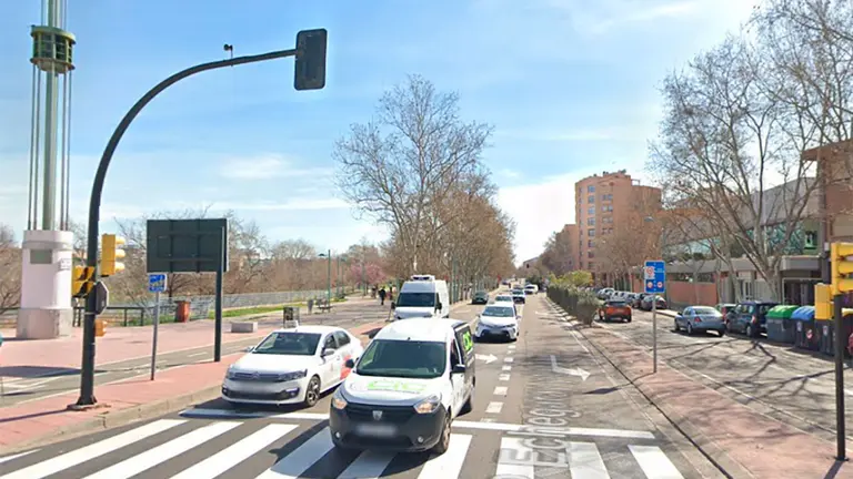 El accidente ha tenido lugar en un paso de cebra con sem&aacute;foro