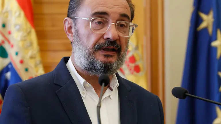 Lamb&aacute;n, que ya se ha despedido de forma oficiosa en dos ocasiones, ha pedido celeridad a Azc&oacute;n y Vox | Foto: Gobierno de Arag&oacute;n