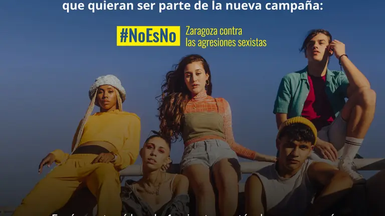Cartel para el casting del "No es no"