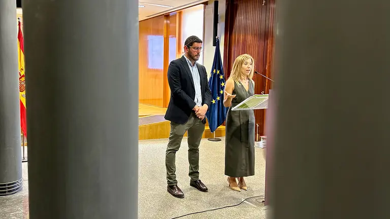Sin Jorge Azc&oacute;n, Al&oacute;s y Nolasco han tenido que hacer frente a estos primeros asuntos. Foto: PP Arag&oacute;n