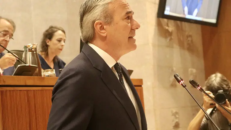 Azc&oacute;n durante su discurso