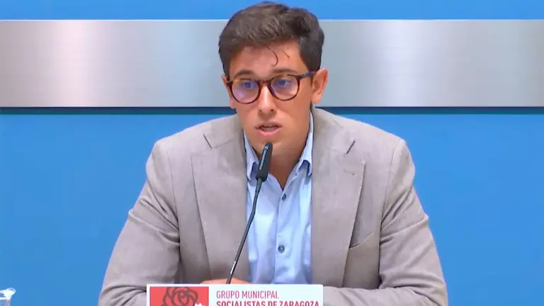 Guillermo Ortiz, concejal socialista en el Ayuntamiento de Zaragoza