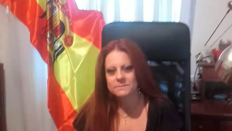 La directora general de Justicia, Esmeralda Pastor, en la citada imagen