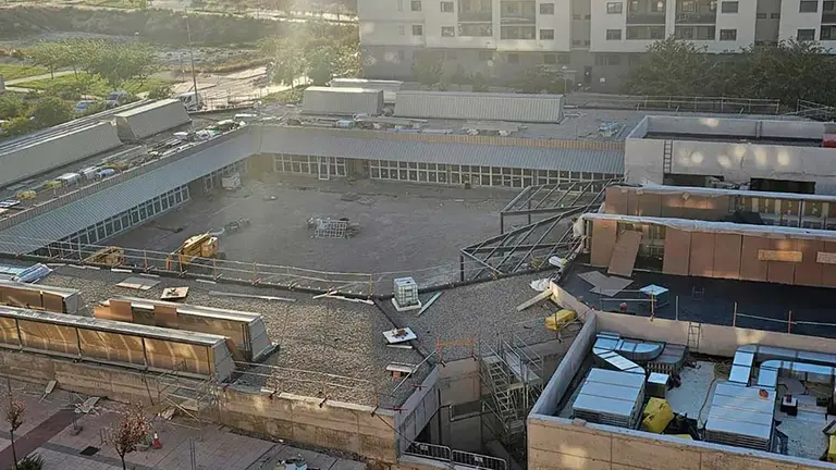 As&iacute; luc&iacute;a el colegio a finales de agosto, antes de que se intensificaran los trabajos