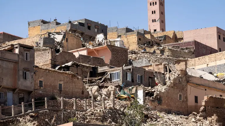 Edificios destruidos en Marruecos por el terremoto