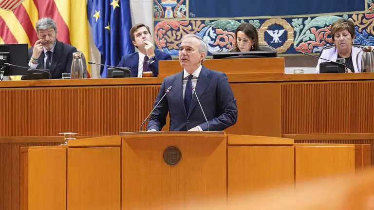La amnist&iacute;a ha centrado el debate en la primera jornada del Pleno. Foto: Cortes de Arag&oacute;n