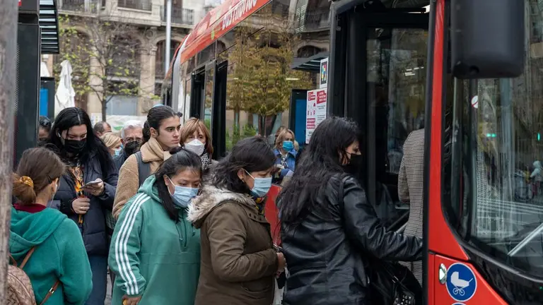 Huelga bus Zaragoza Avanza