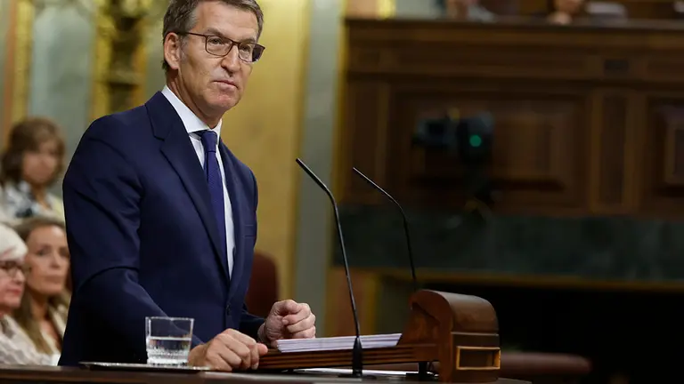 El l&iacute;der del Partido Popular, Alberto N&uacute;&ntilde;ez Feij&oacute;o