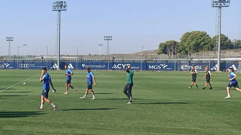 Entrenamiento del Real Zaragoza