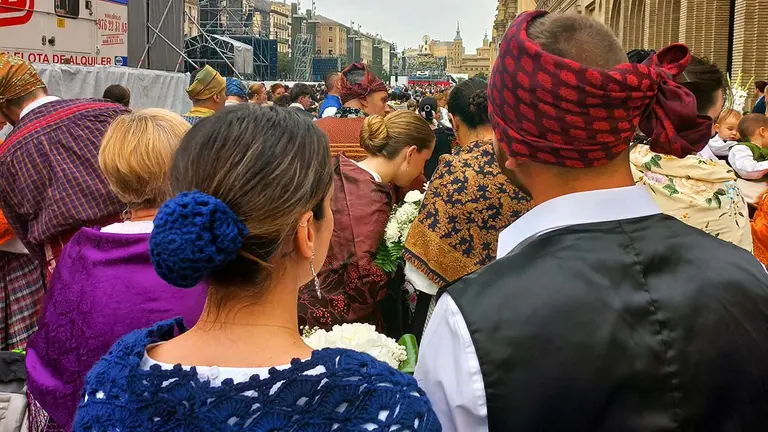 Ofrenda de Flores Zaragoza Virgen del Pilar